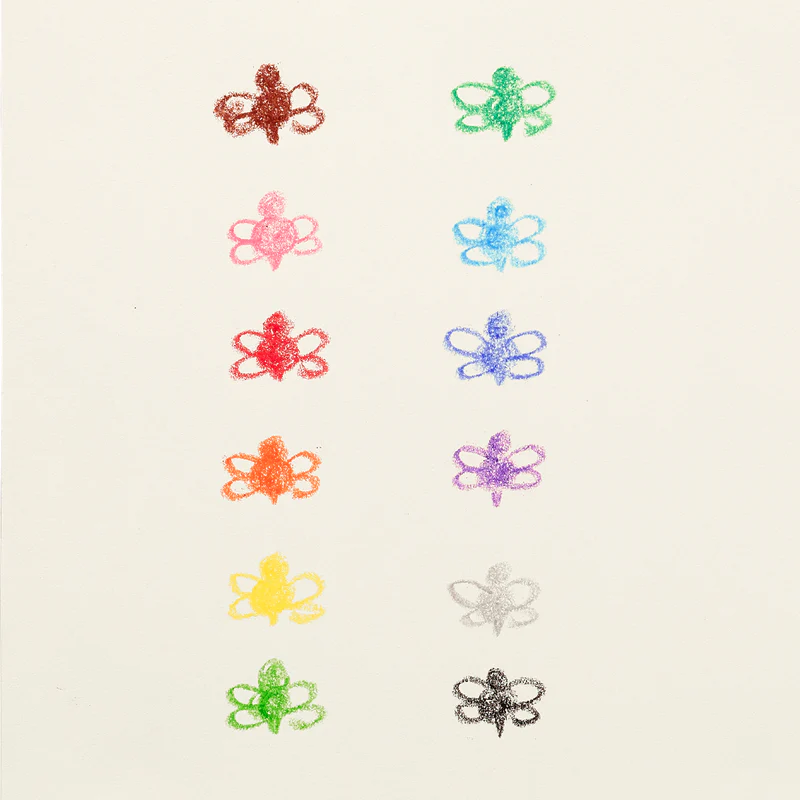 Brilliant Bee Crayons - Set of 12 by OOLY - Image 4