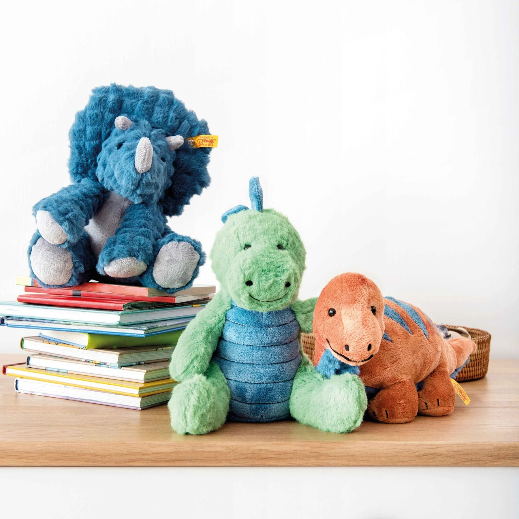 Bronko Brontosaurus Plush Toy - 11" by Steiff - Image 2