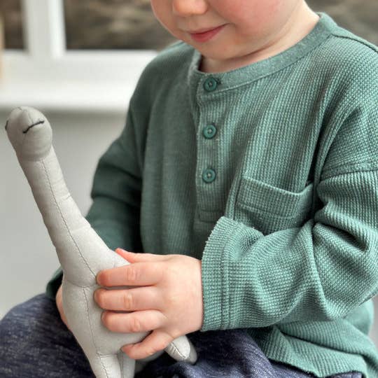 Bronty Linen Dinosaur by Threadbear Design - Image 4