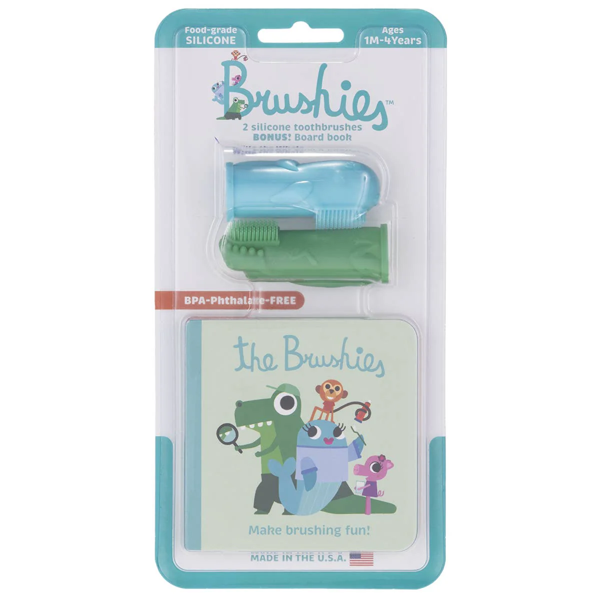 Brushies 2 Pack and Mini Book - Chomps and Willa by The Brushies