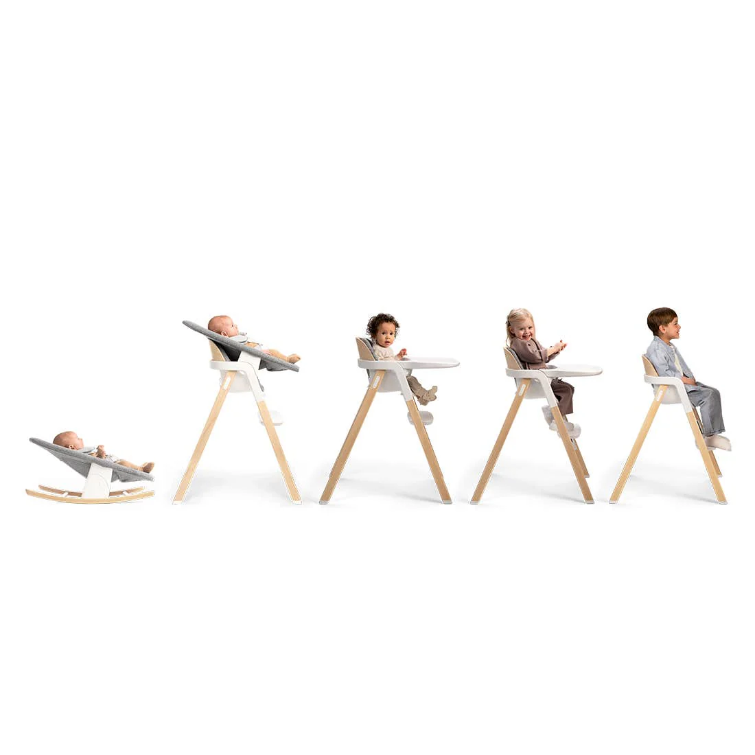 Bryn High Chair + Newborn Rocker Seat by Nuna - Image 7