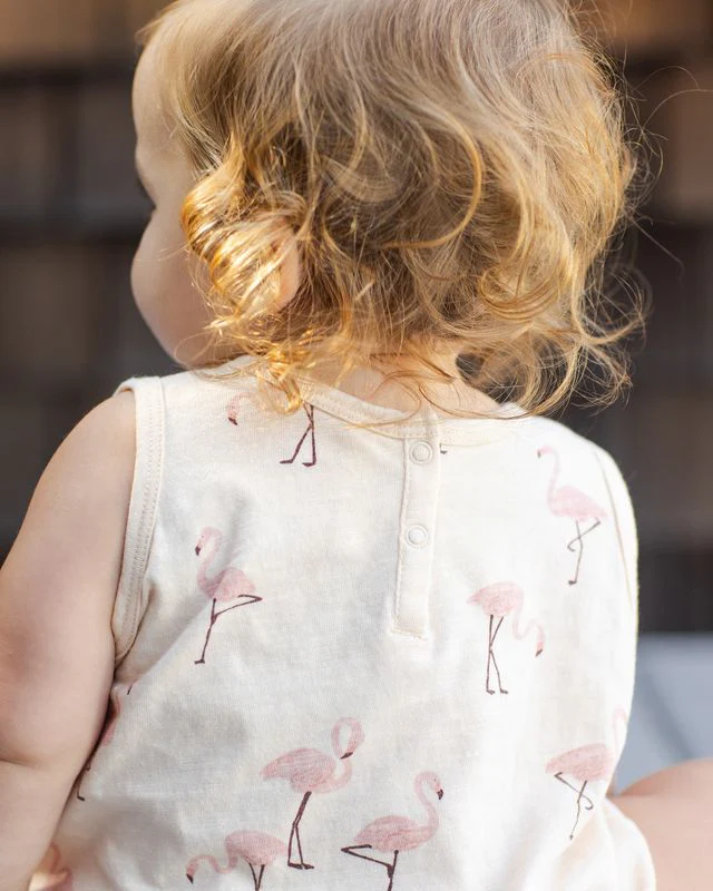 Bubble Onesie - Flamingo by Rylee + Cru - Image 5