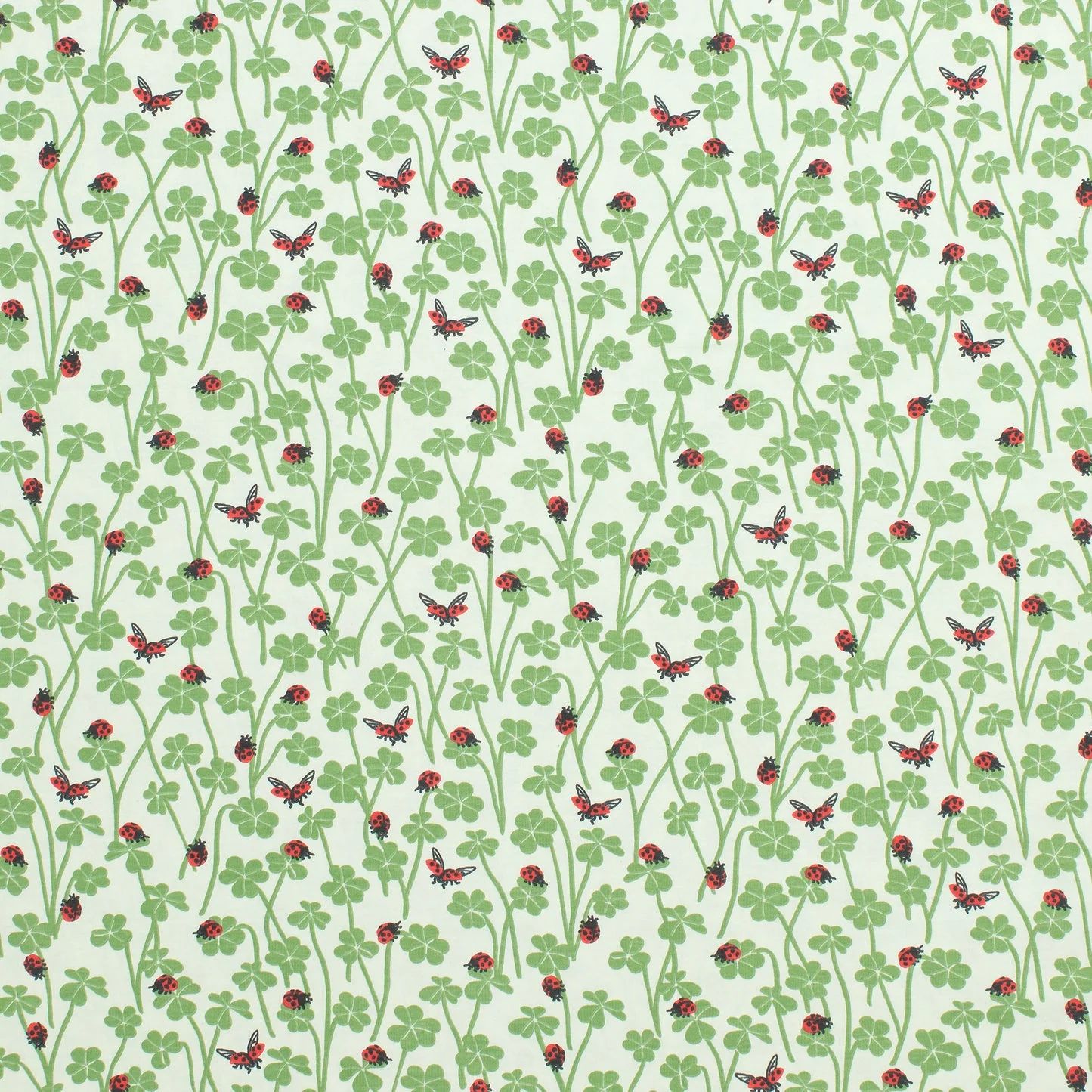 Bubble Romper - Clover & Ladybugs Green by Winter Water Factory - Image 2