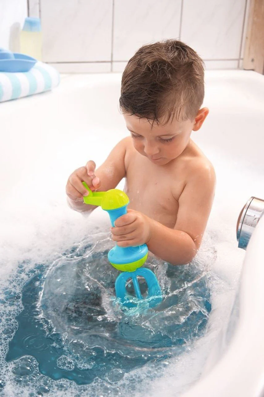 Bubble Bath Whisk - Blue by Haba - Image 2