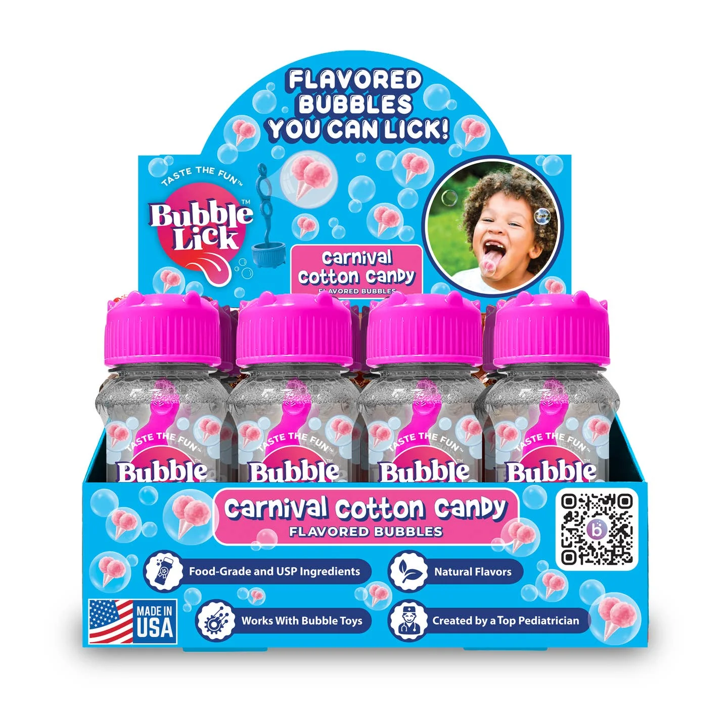 Bubblelick Cotton Candy Bubbles by Toysmith - Image 5