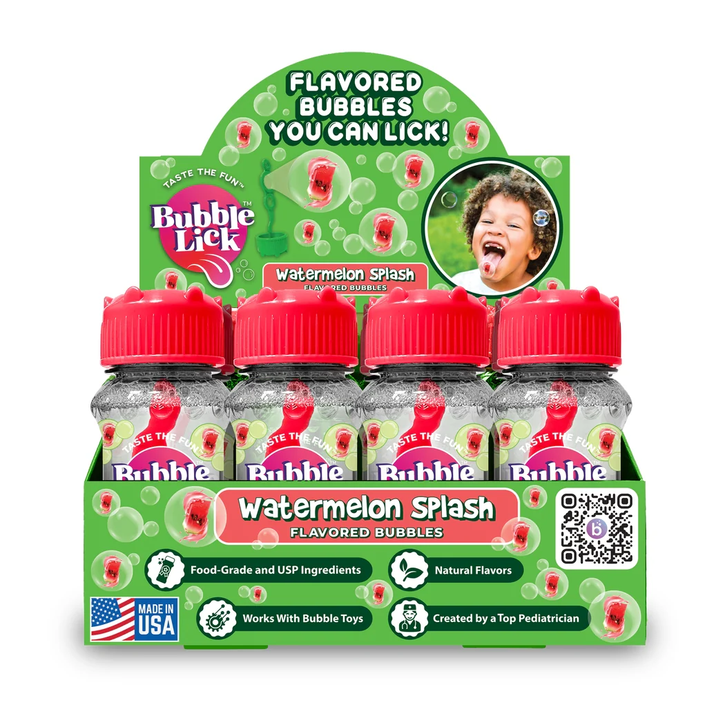 Bubblelick Watermelon Bubbles by Toysmith - Image 5
