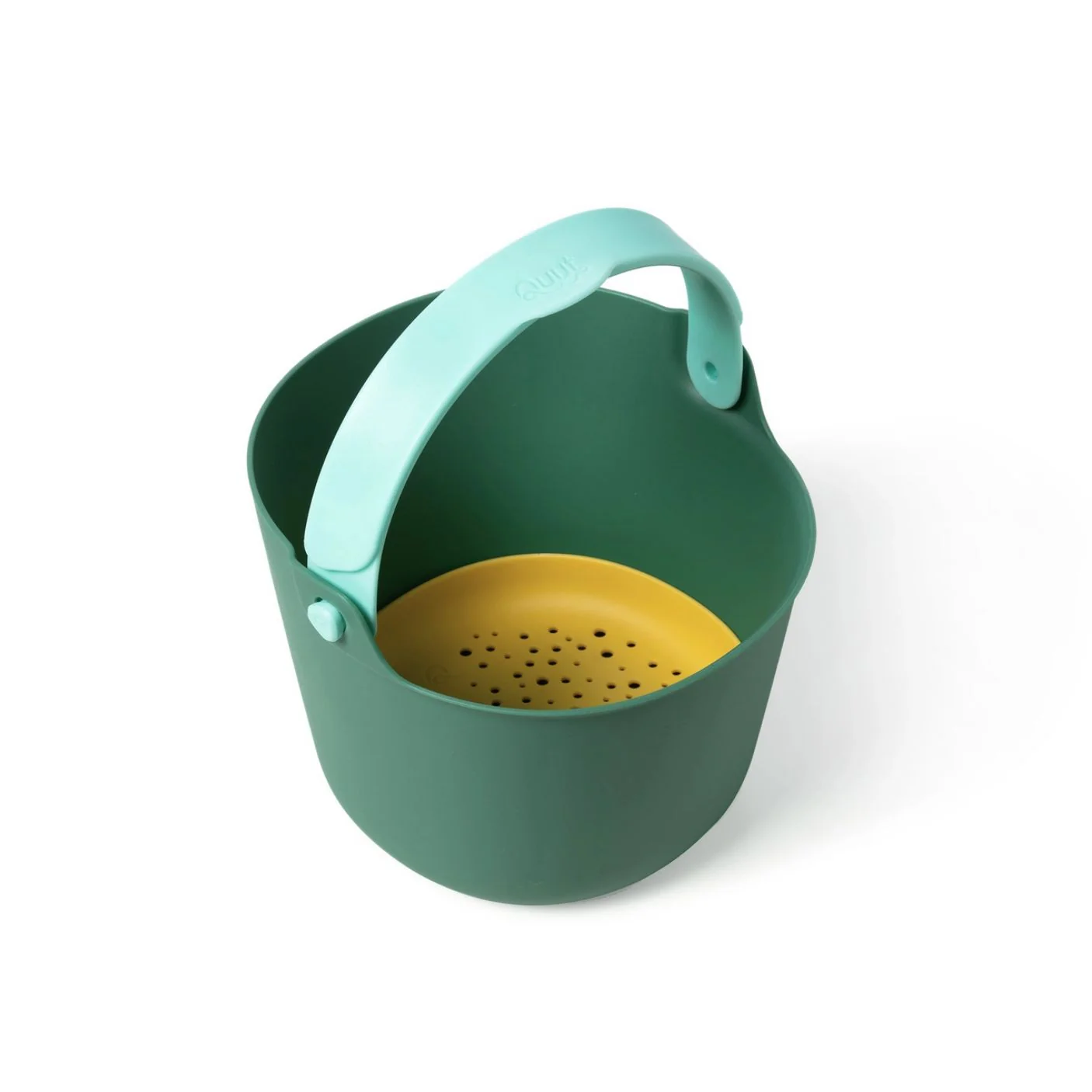 Bucki Beach Bucket and Sand Sifter - Garden Green by Quut Toys