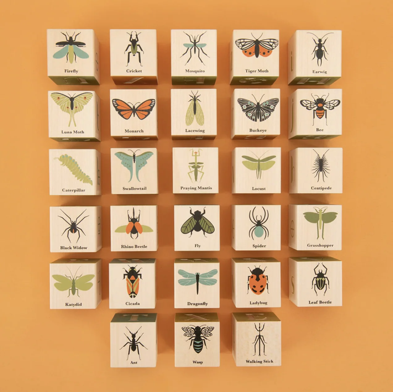 Bug Wooden Blocks by Uncle Goose - Image 3