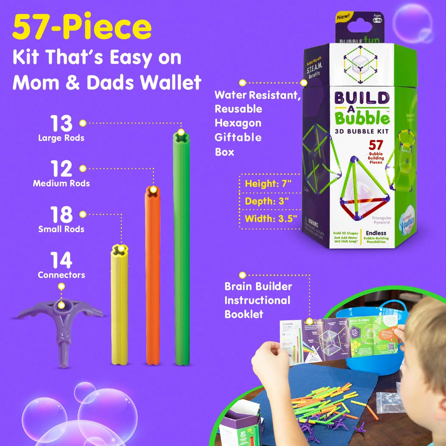 Build-A-Bubble 3D Bubble Maker Kit - Image 3