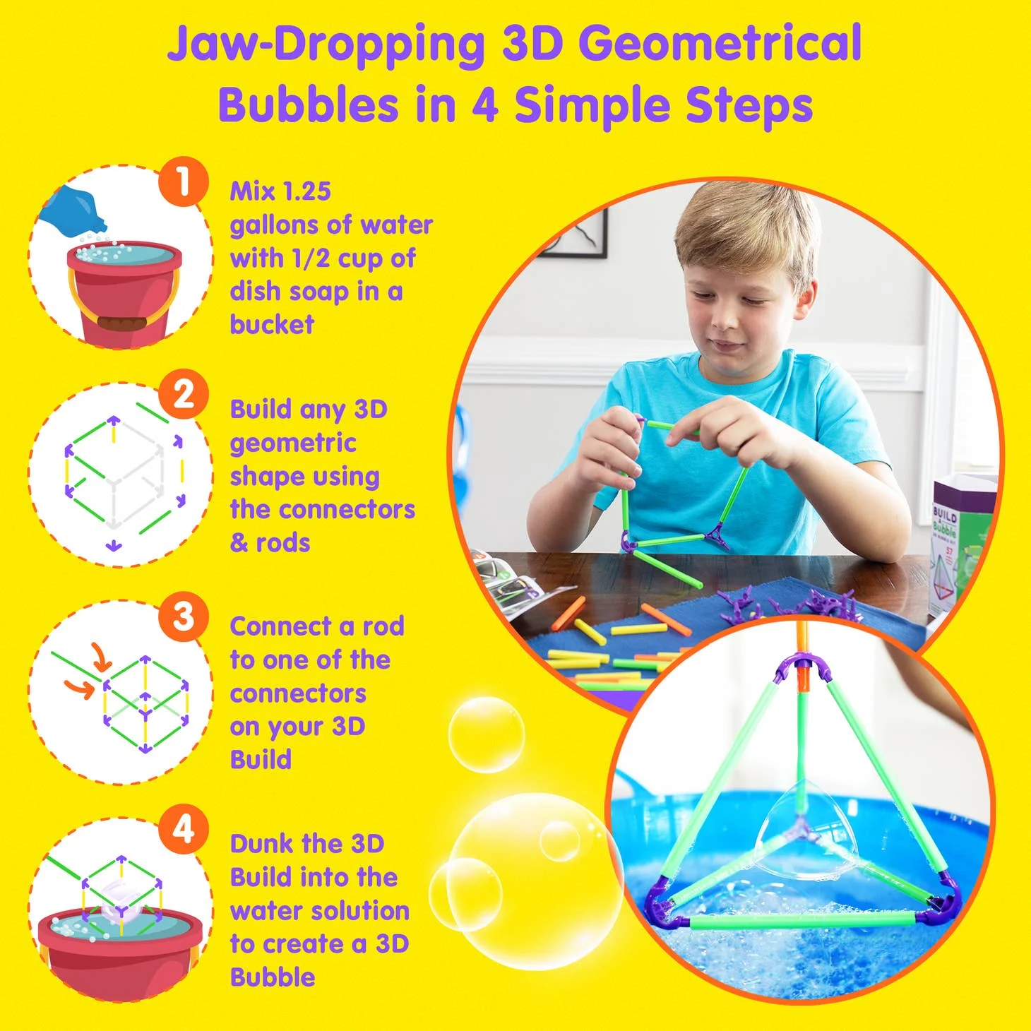 Build-A-Bubble 3D Bubble Maker Kit - Image 5