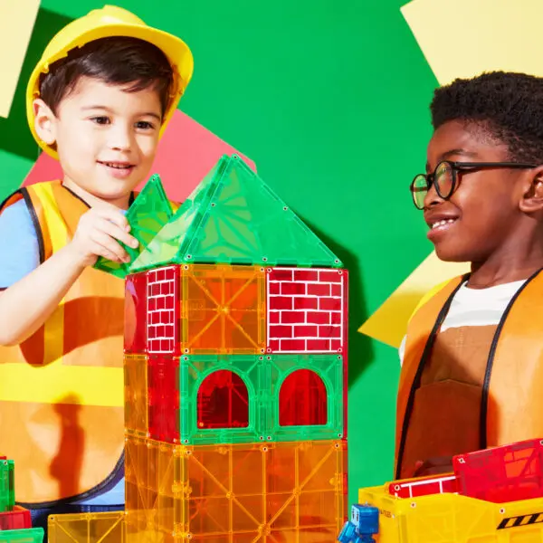 Builder XL: Trucks 50 Piece Set by Magna-Tiles - Image 4