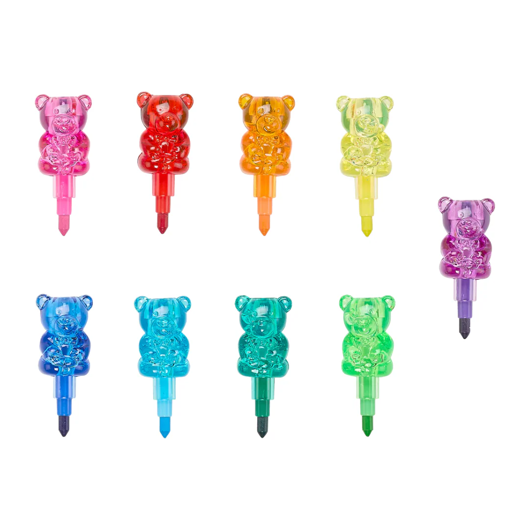 Bunch O' Bears Gummy Bear Stacking Crayons by OOLY - Image 2