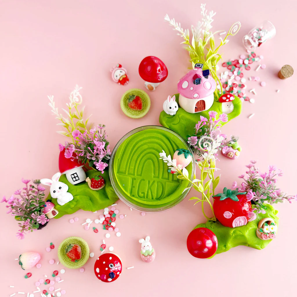 Bunny Berry Village Sensory Play Dough Kit by Earth Grown KidDoughs - Image 3