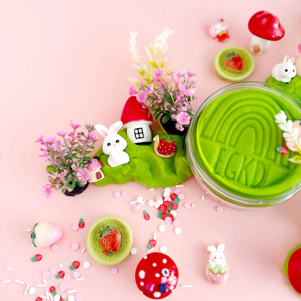 Bunny Berry Village Sensory Play Dough Kit by Earth Grown KidDoughs - Image 5