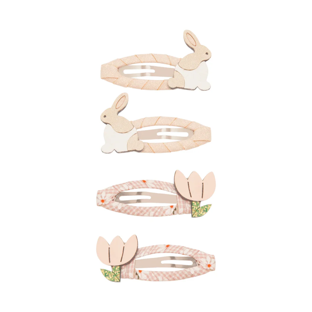 Bunny & Flower Clic Clacs by Mimi & Lula