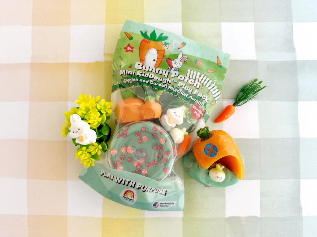 Bunny Patch Mini Play Pack by Earth Grown KidDoughs - Image 2