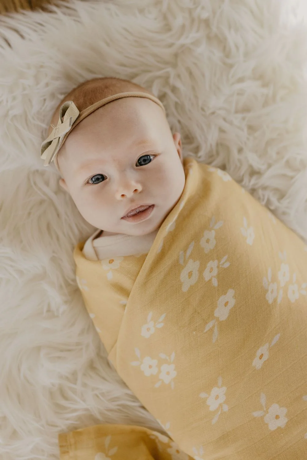 Buttercup Muslin Swaddle by Mini Wander - Image 2