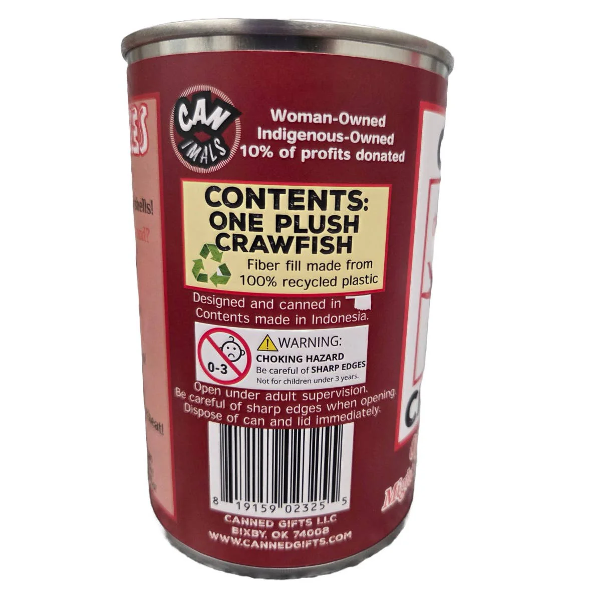 Canned Crawfish Plush Toy in Can With Jokes - Image 5