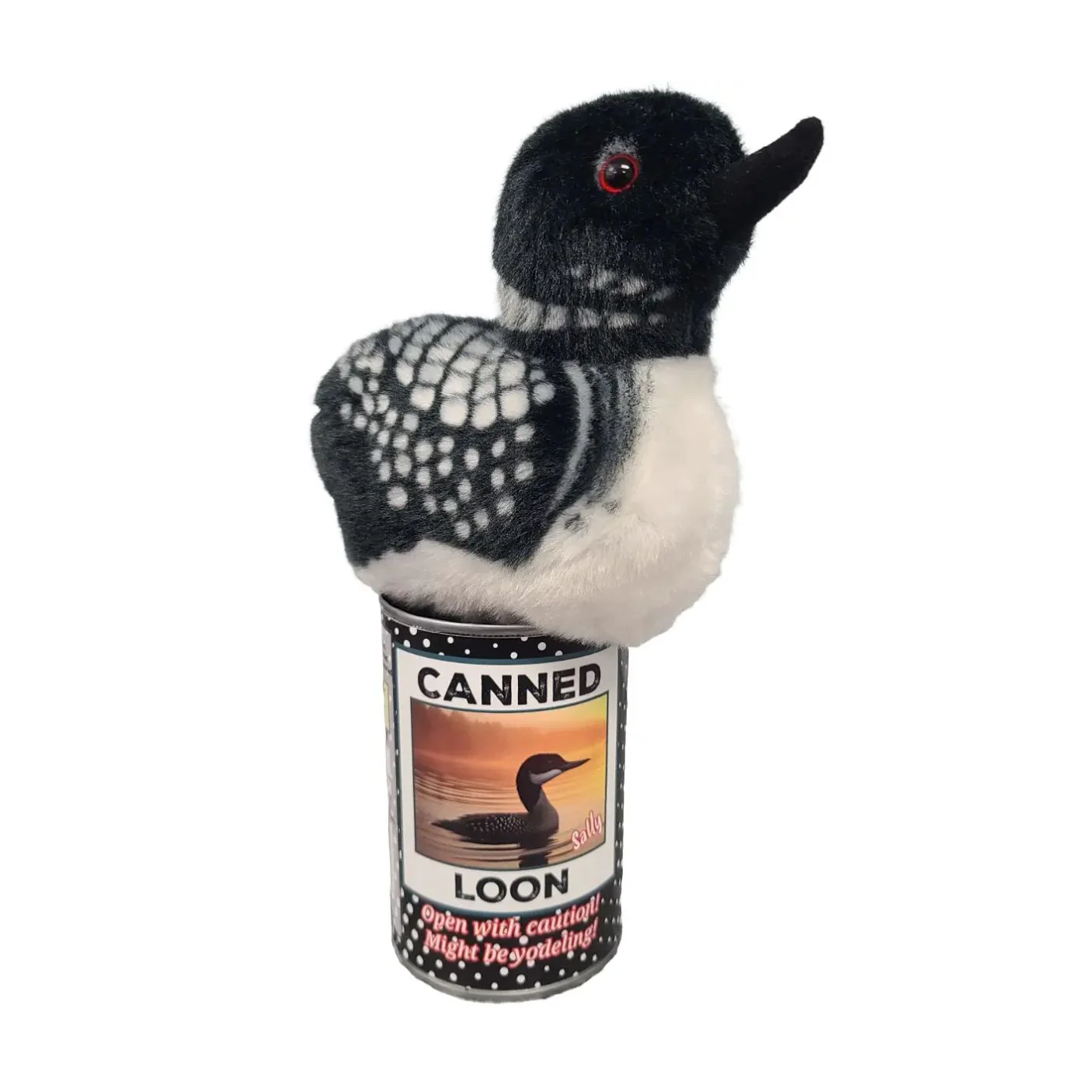 Canned Loon Plush Toy in Can With Jokes