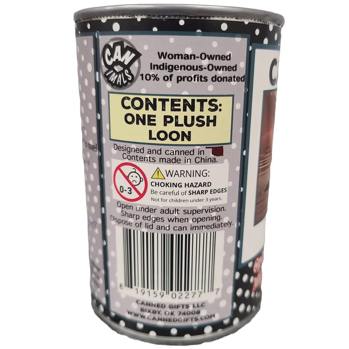 Canned Loon Plush Toy in Can With Jokes - Image 4