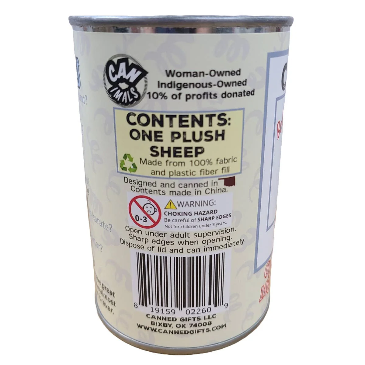 Canned Sheep Plush Toy in Can With Jokes - Image 5