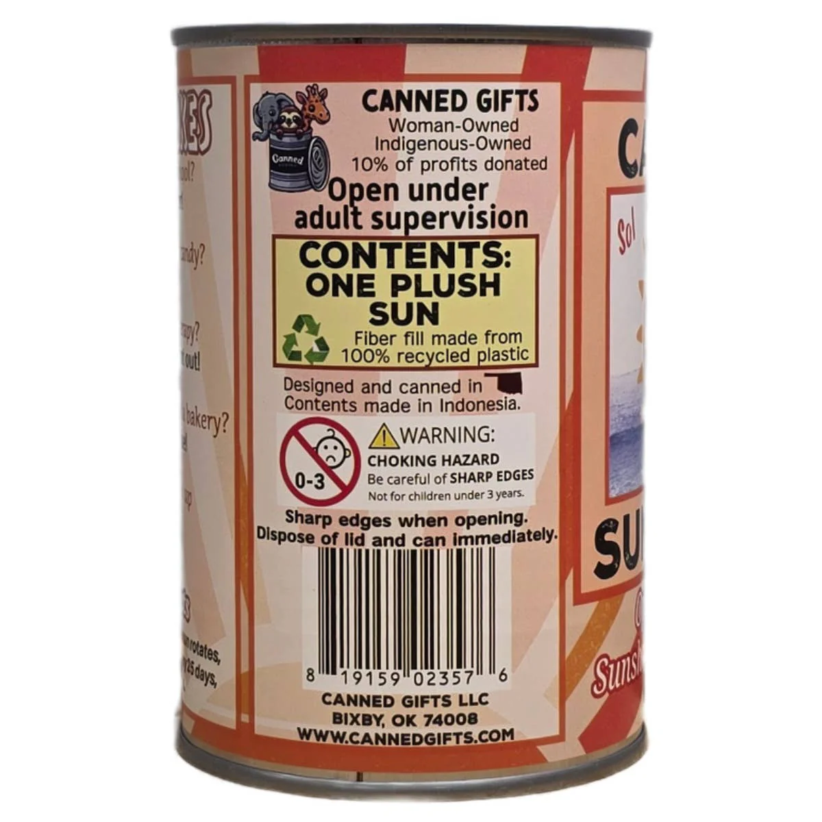 Canned Sunshine Plush Toy in Can With Jokes - Image 5