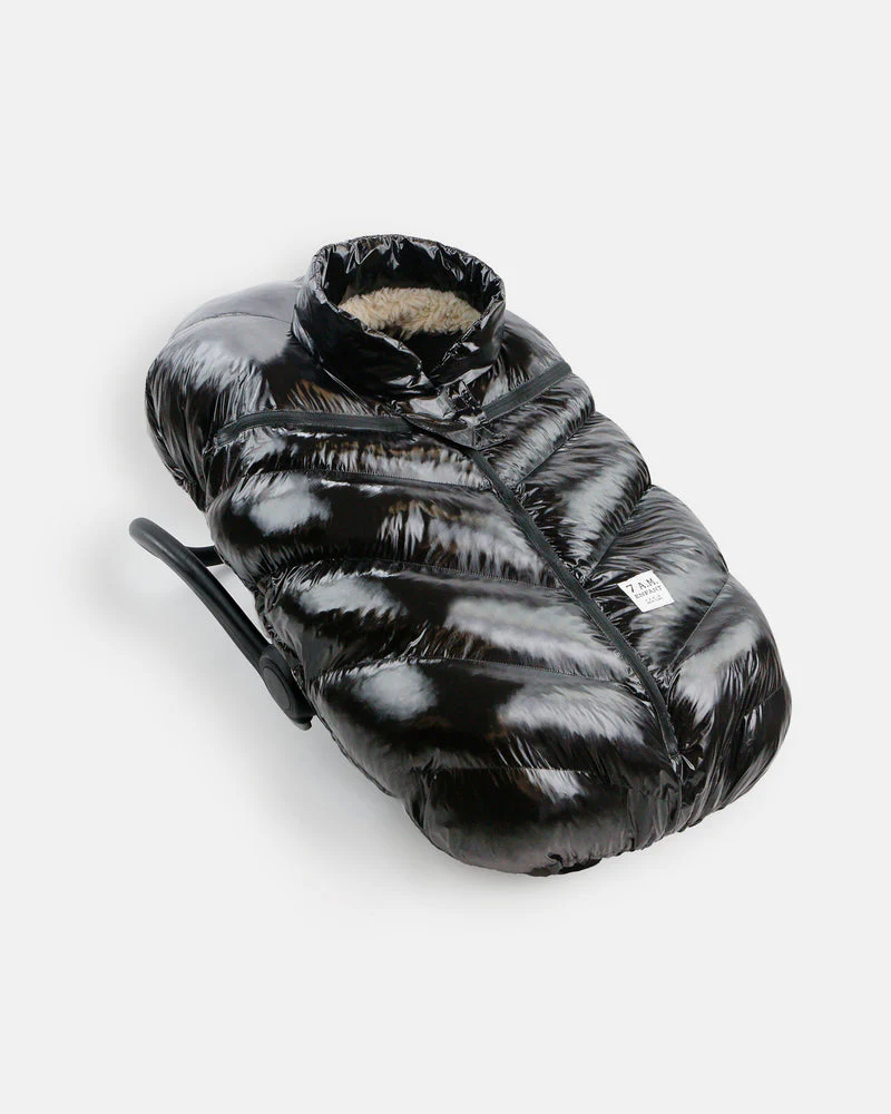 Car Seat Cocoon - Black Polar by 7AM Enfant - Image 2