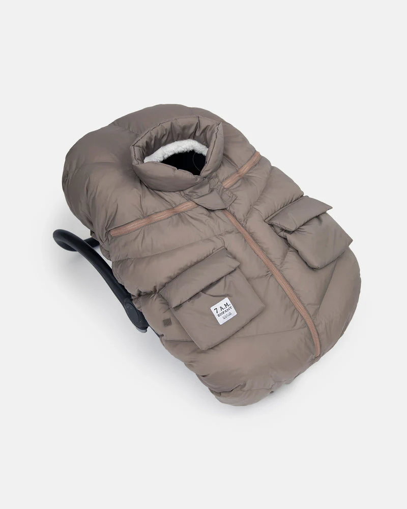Car Seat Cocoon - Chestnut by 7AM Enfant - Image 2