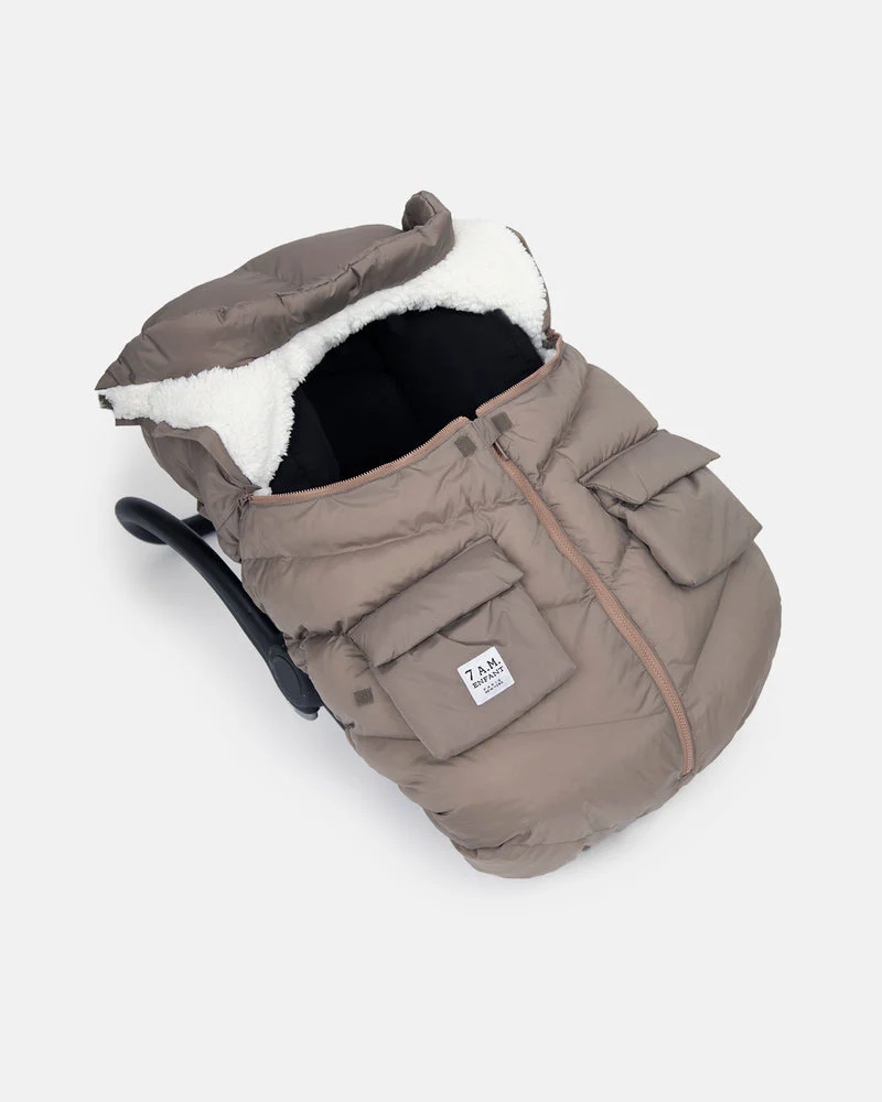 Car Seat Cocoon - Chestnut by 7AM Enfant - Image 4