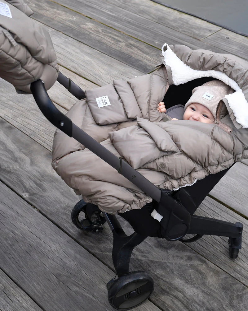 Car Seat Cocoon - Chestnut by 7AM Enfant - Image 7