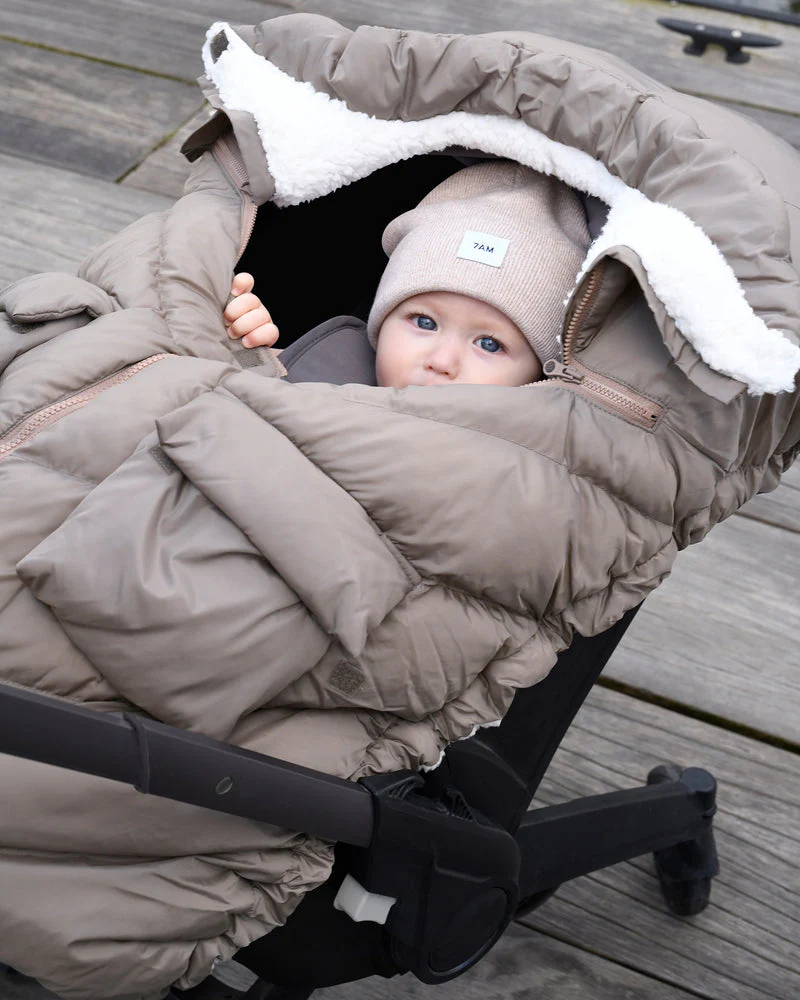 Car Seat Cocoon - Chestnut by 7AM Enfant - Image 8