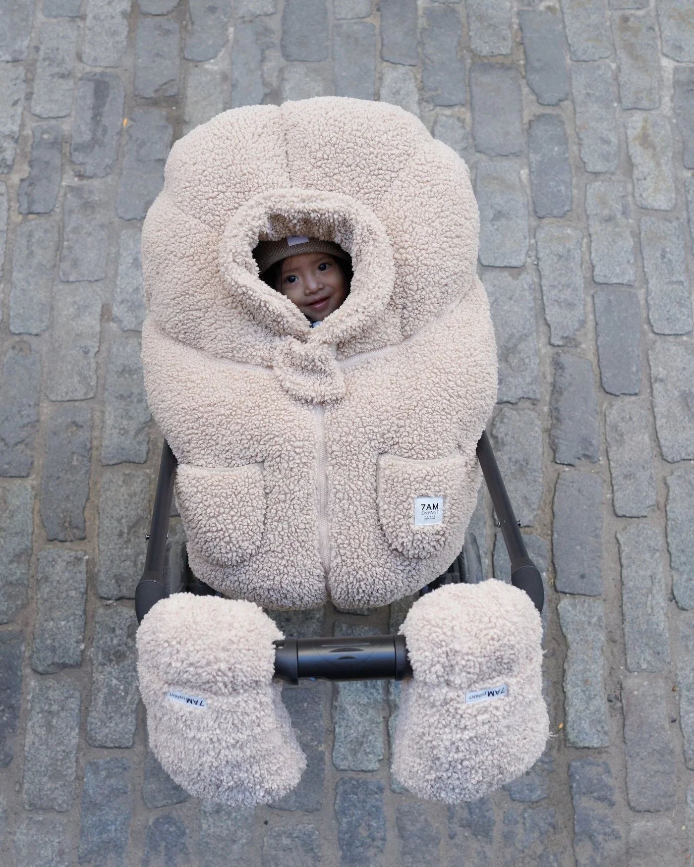 Car Seat Cocoon - Teddy by 7AM Enfant - Image 3