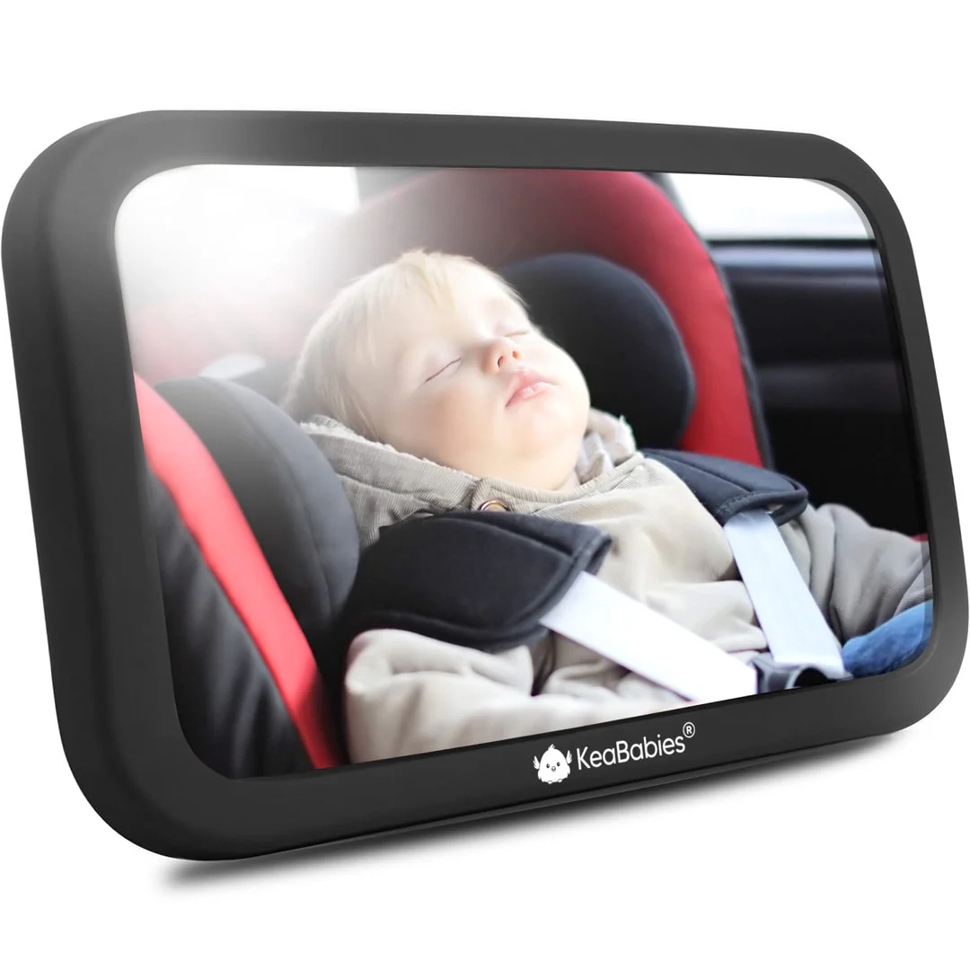 Car Seat Mirror - Black by KeaBabies - Image 10