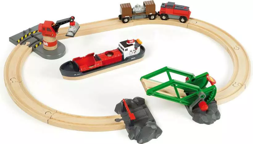 Cargo Harbor Set by Brio - Image 2