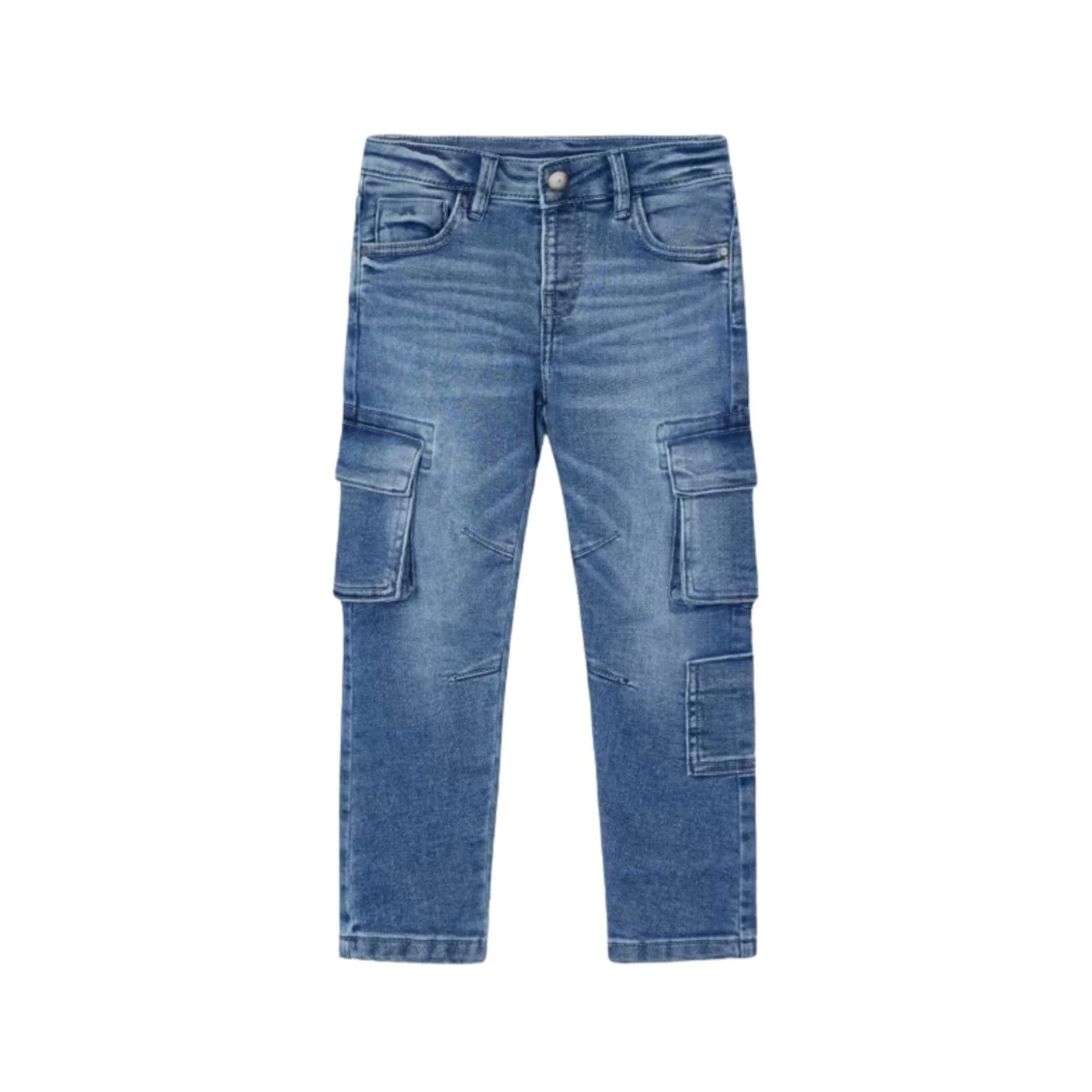Cargo Jeans - Medium Denim by Mayoral - FINAL SALE