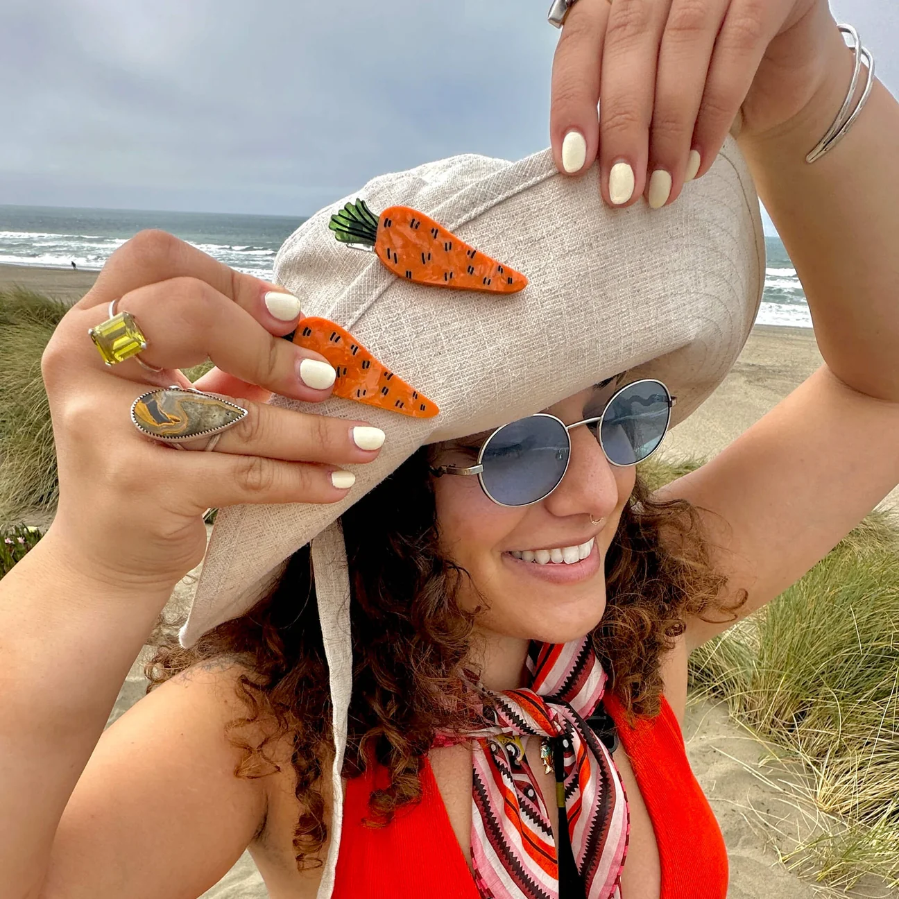 Carrot Alligator Hair Clip Set by Jenny Lemons - Image 5