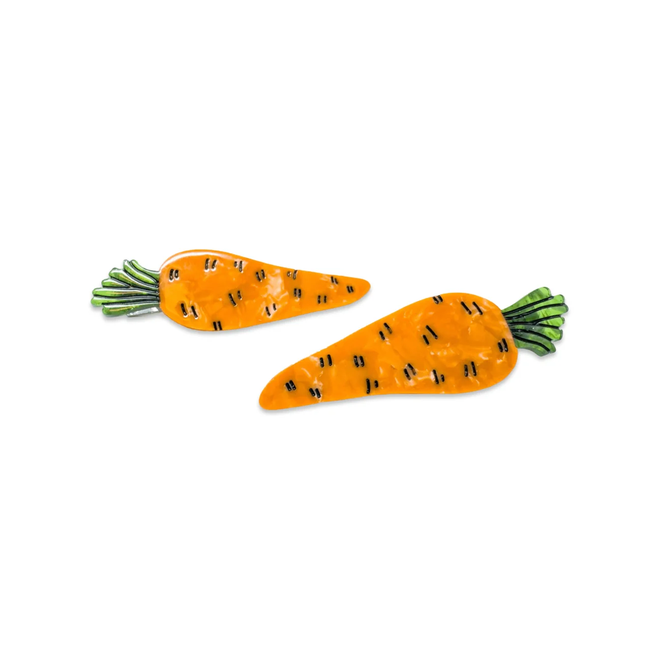 Carrot Alligator Hair Clip Set by Jenny Lemons - Image 9
