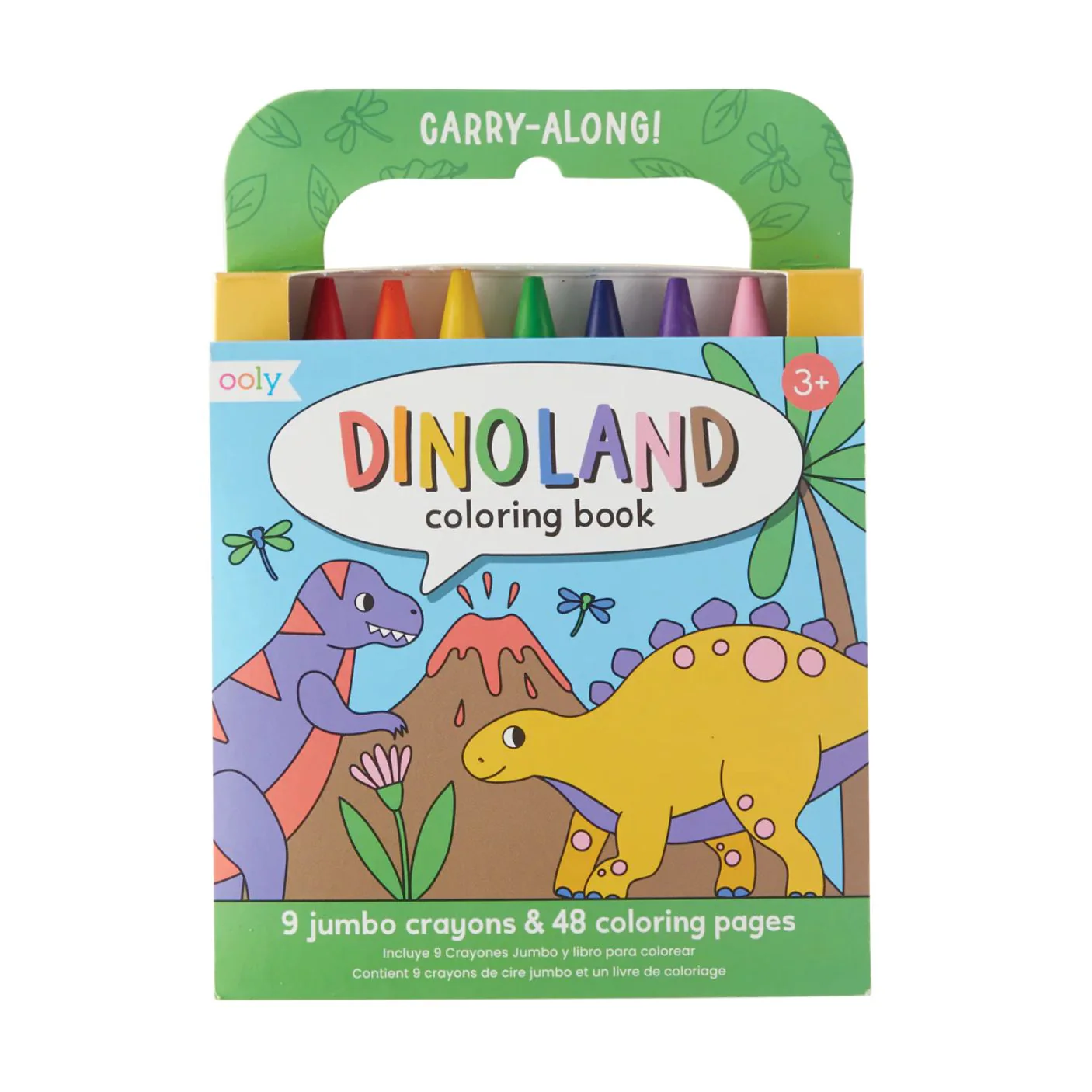 Carry-Along: Coloring Book Set - Dinoland by OOLY