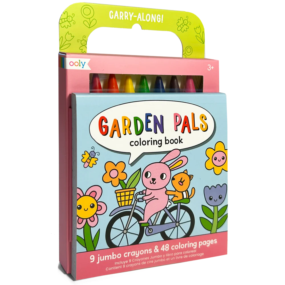 Carry-Along: Coloring Book Set - Garden Pals by OOLY - Image 2