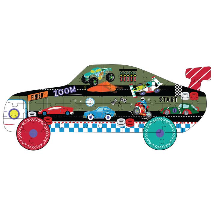 Cars Jigsaw - 40 Pieces by Floss & Rock - Image 2