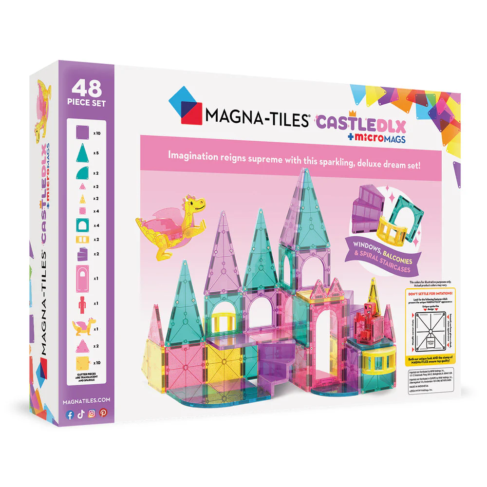 Castle Deluxe 48 Piece Set by Magna-Tiles - Image 8
