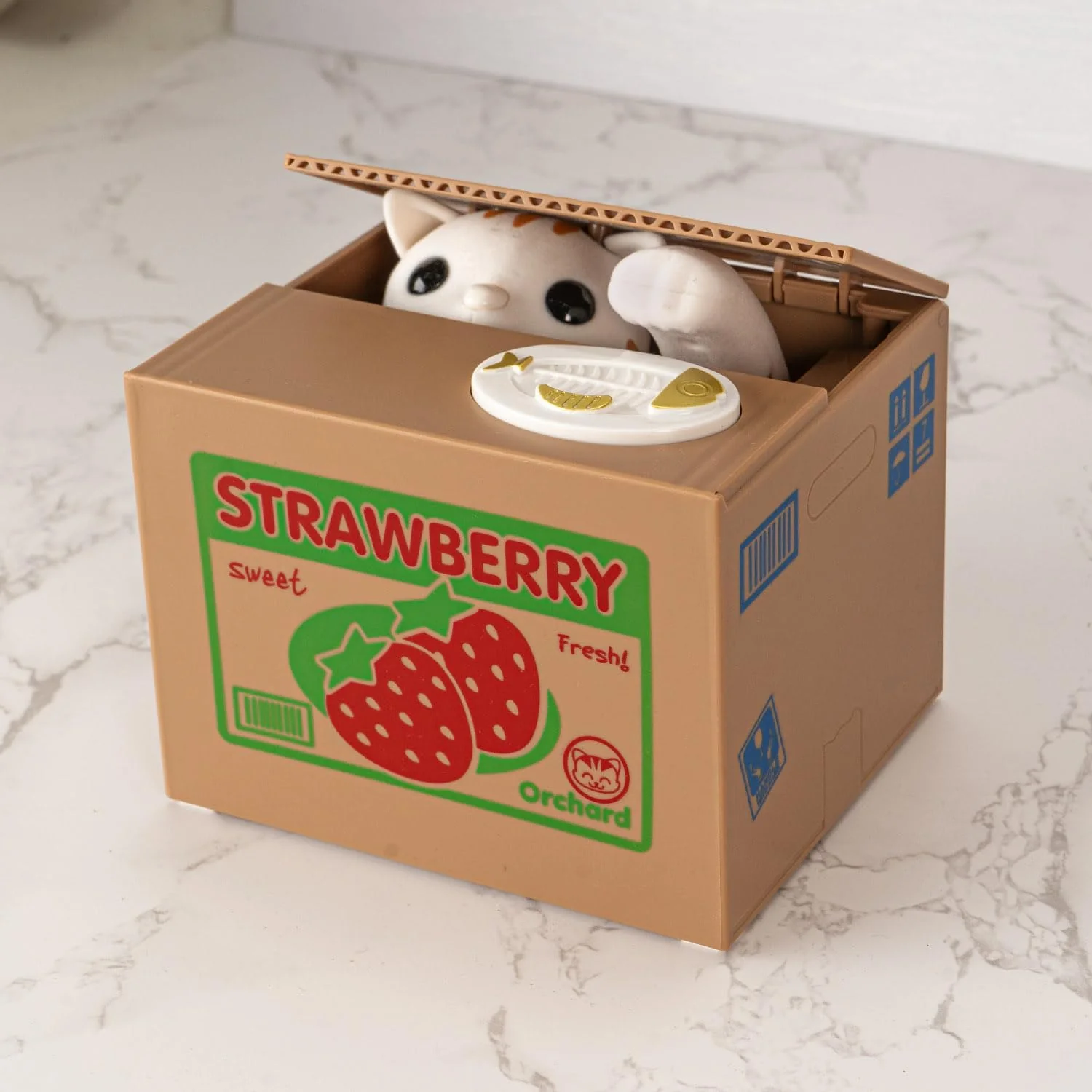 Cat Hiding in Box Coin Bank by Urban Tokyo - Image 2