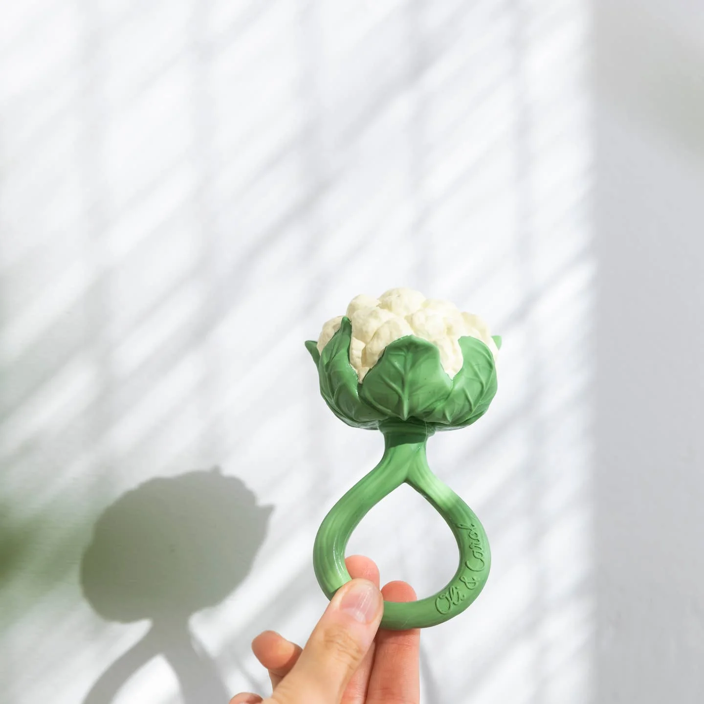 Cauliflower Rattle Toy by Oli & Carol - Image 4