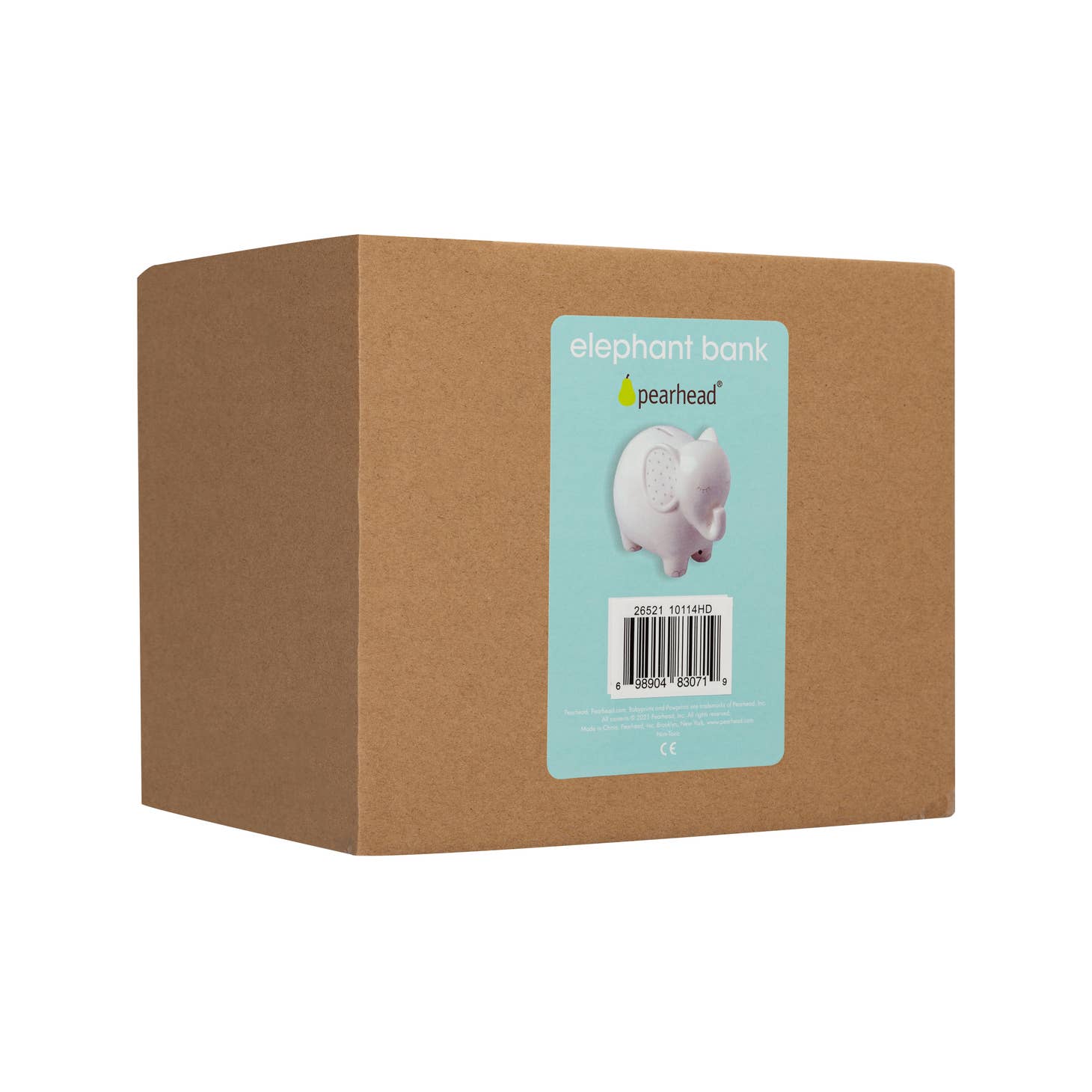 Ceramic Elephant Money Bank by Pearhead - Image 3