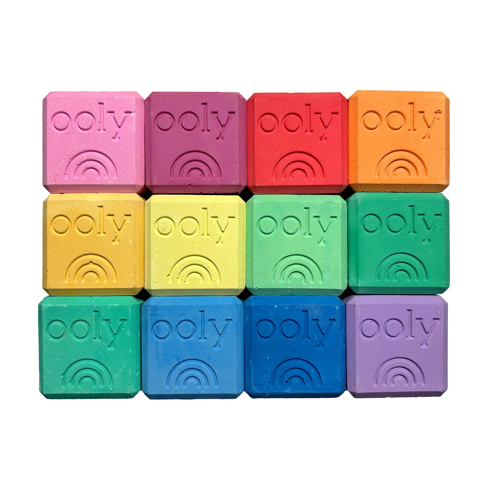 Chalk-O-Rama Block Sidewalk Chalk - Set of 12 by OOLY - Image 2
