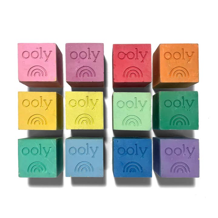 Chalk-O-Rama Block Sidewalk Chalk - Set of 12 by OOLY - Image 3