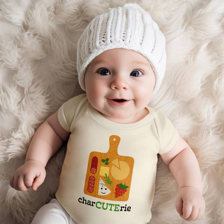CharCUTErie Baby Bodysuit by Rock Scissor Paper - Image 3