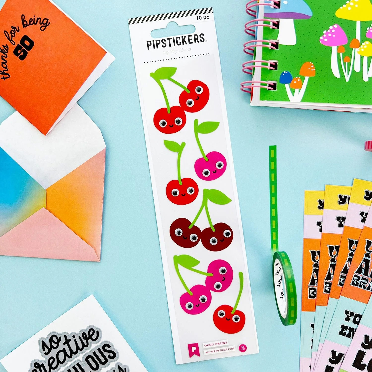 Cheery Cherries Stickers by Pipsticks - Image 2