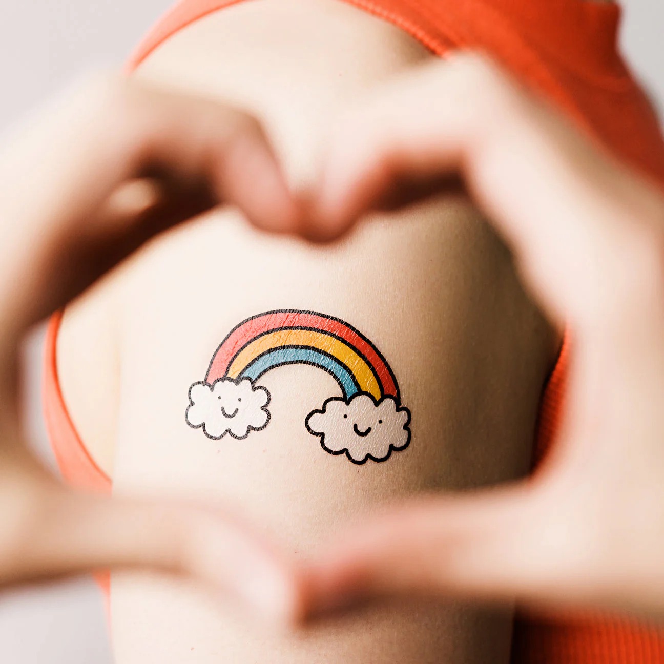 Cheery Rainbow Tattoos - Set of 2 by Tattly - Image 3