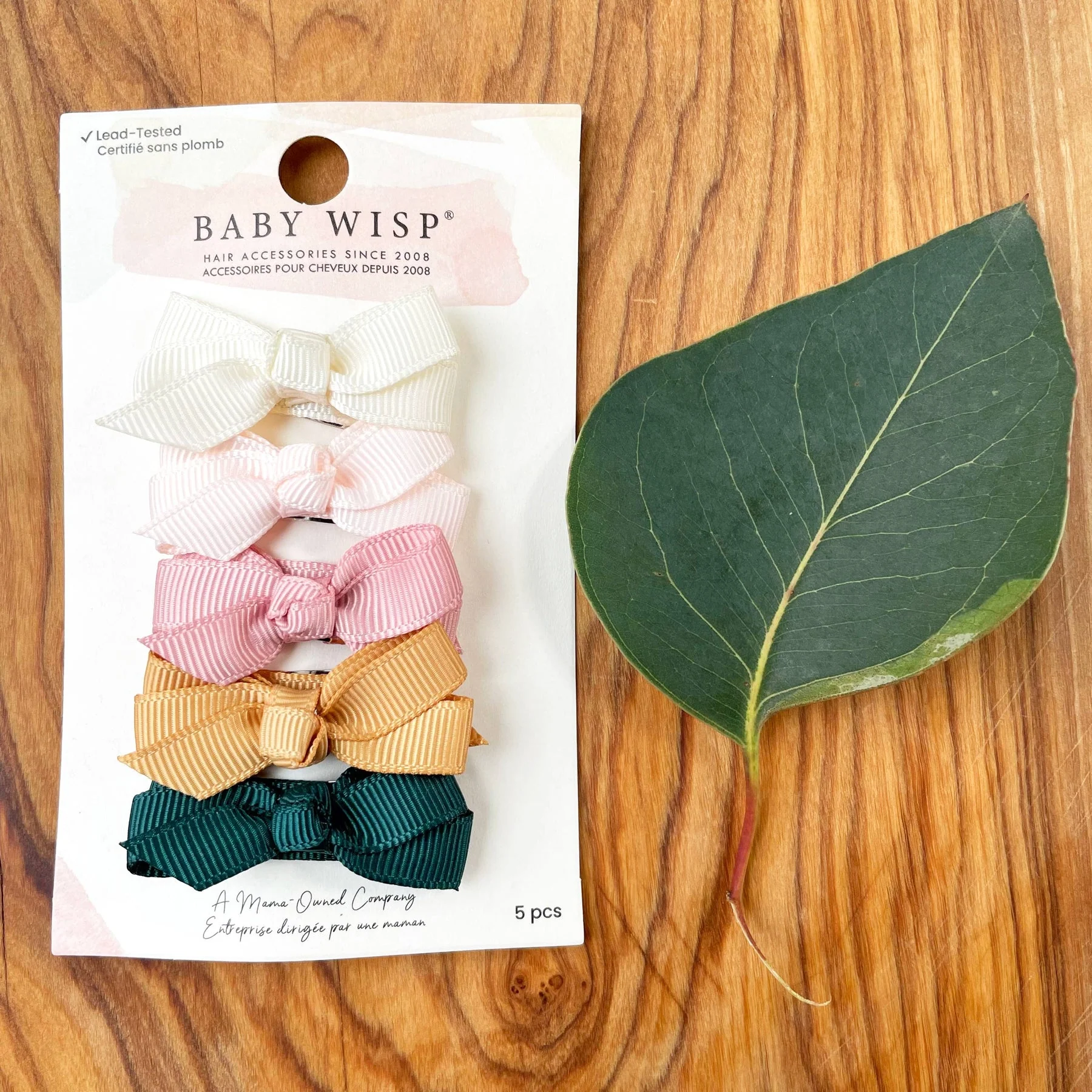 Chelsea Grosgrain Bows on Snap Clips Set of 5 - Enchanted by Baby Wisp - Image 9